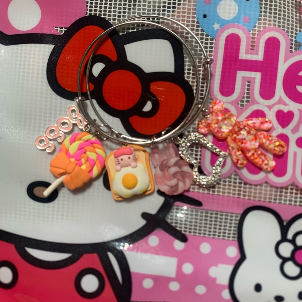 HK 2pc Bangle Bracelet set